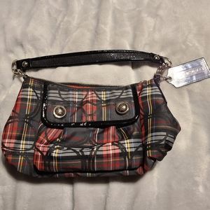 Coach Poppy 14366 Groovy Soho Tartan Glitter Bag